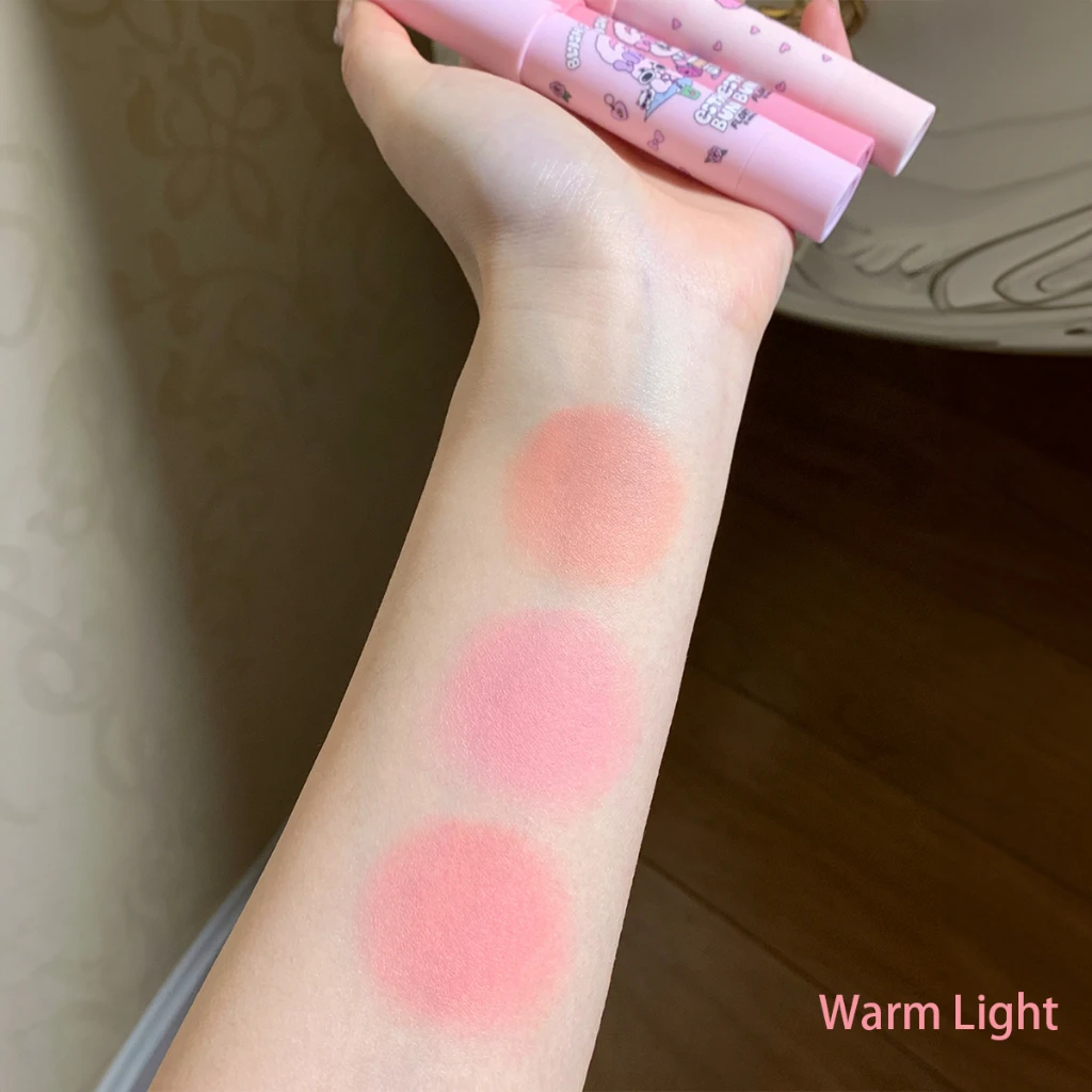 FLORTTE Esther Bunny Blusher długopis do naturalnego makijażu makijaż delikatny krem do pudru 3.5g kobiet piękna twarz kosmetyki do makijażu