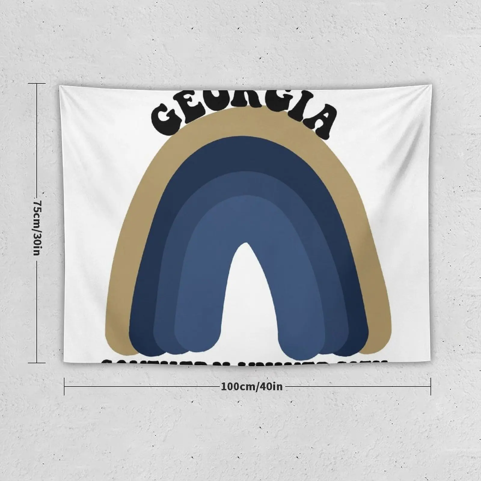 Georgia Southern Rainbow Tapestry Bedrooms Decor Bedroom Decoration Korean Room Decor