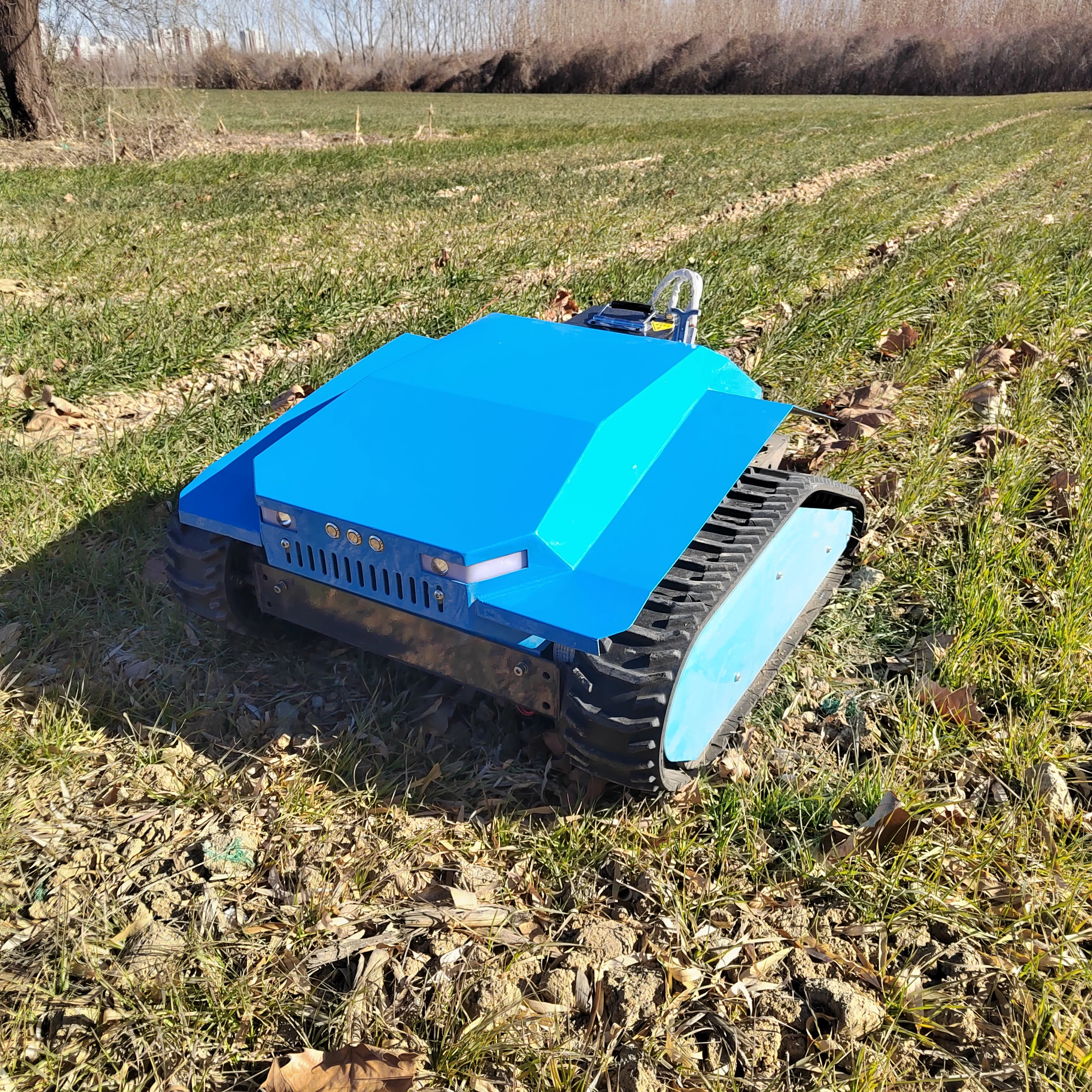 Schneidemaschine für den Garten, elektrischer Start, langlebiger, multifunktionaler Rasenmäher mit Fernbedienung