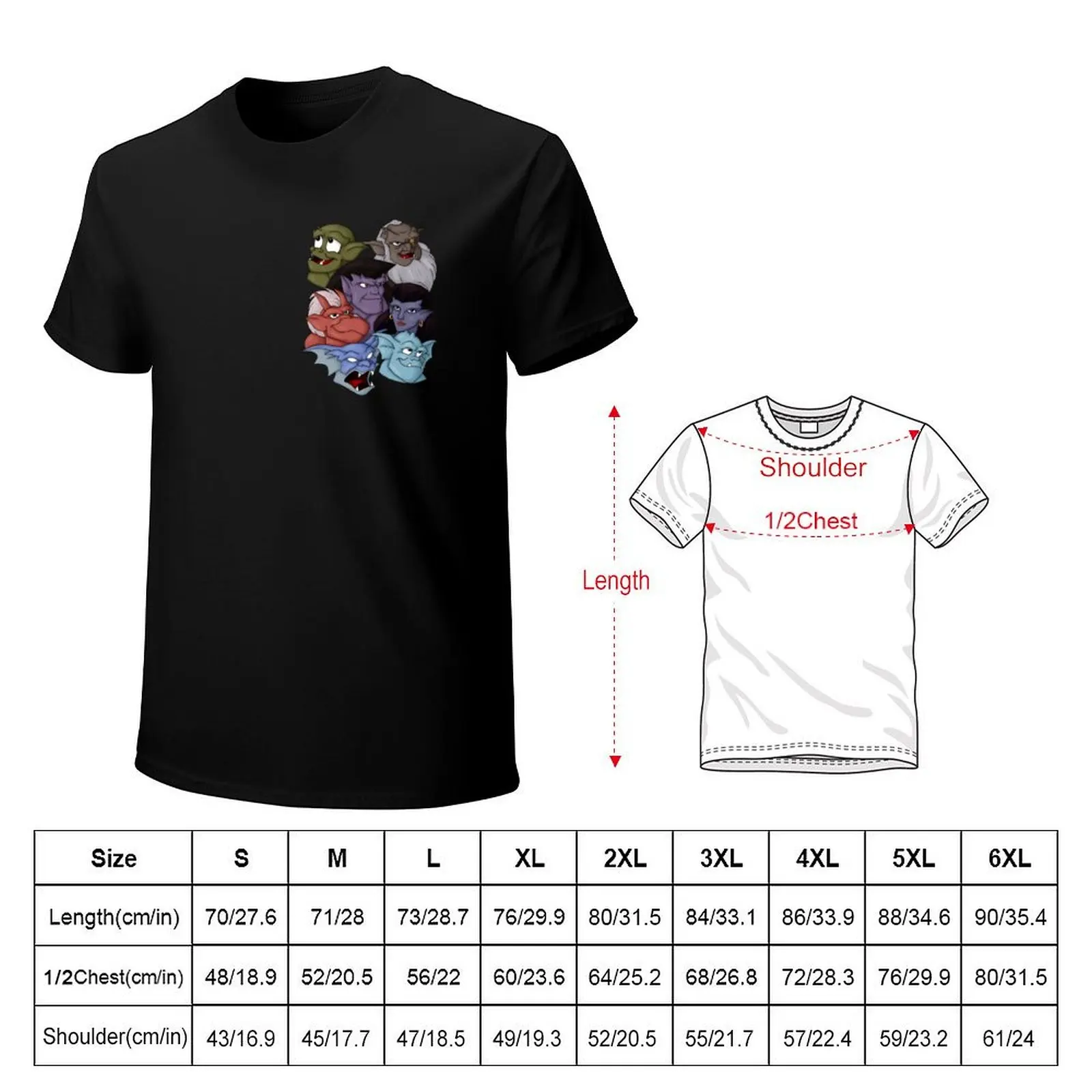 Gargoyles T-Shirt Independence Day Short Sleeve T-Shirt