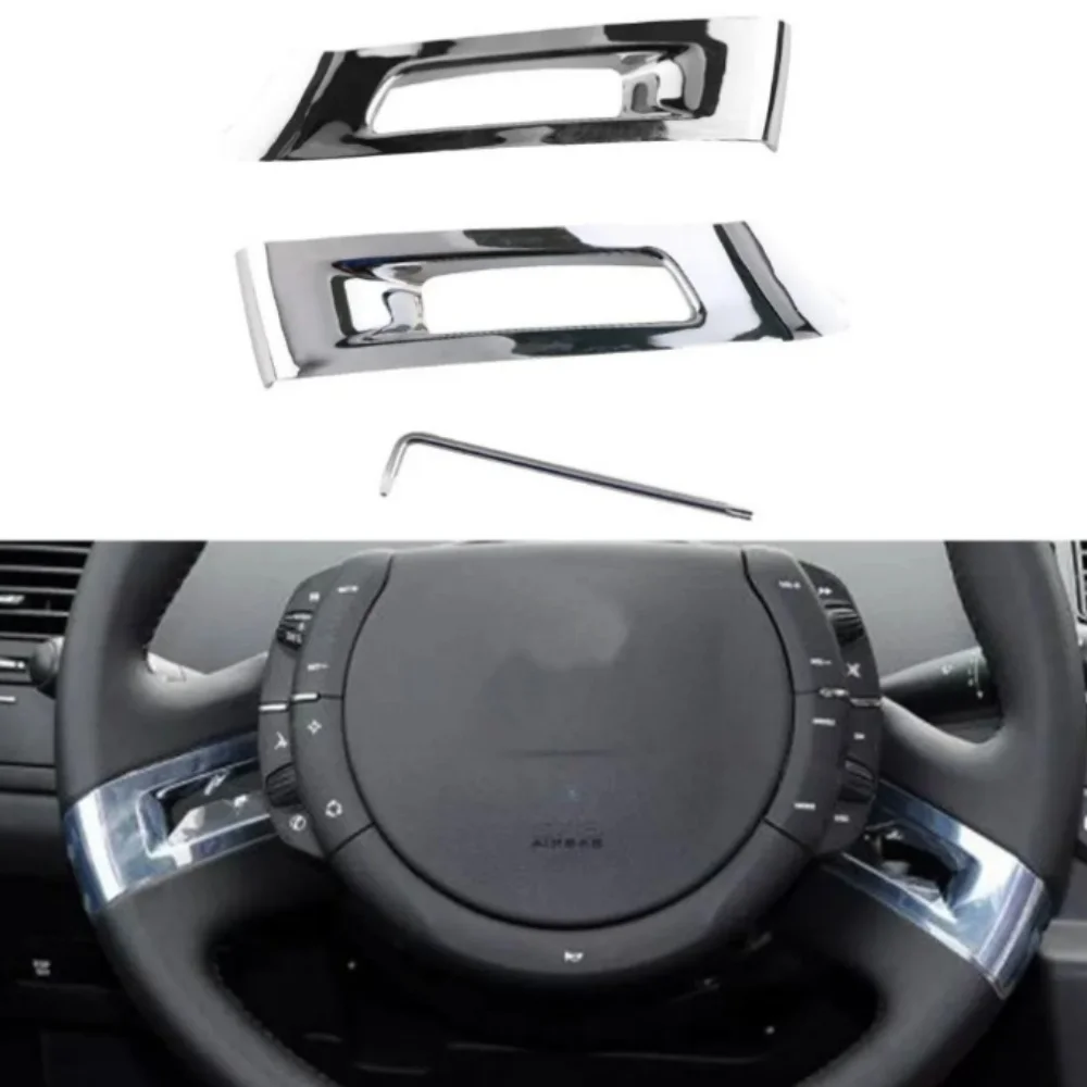 

For Citroen C4 Classic 2012 2013 2014 2015 2016 Steering Wheel Trim Cover Decoration Sticker Styling Interior Accessories