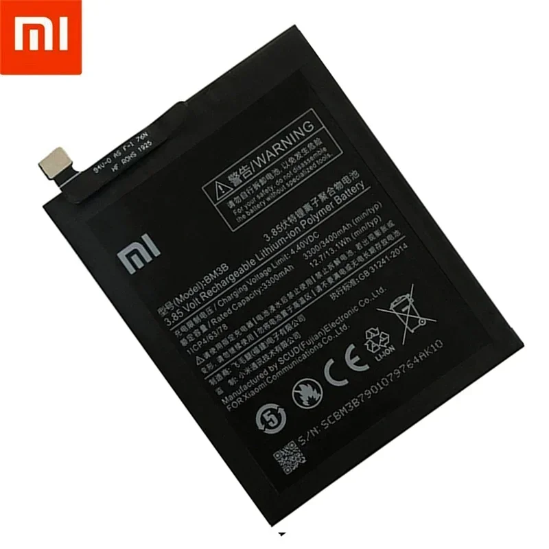 100% Original Xiao Mi Original Replacement Battery BM3B For Xiaomi MIX 2 2S 3400mAh High Capacity Phone Batteries Fast Shipping