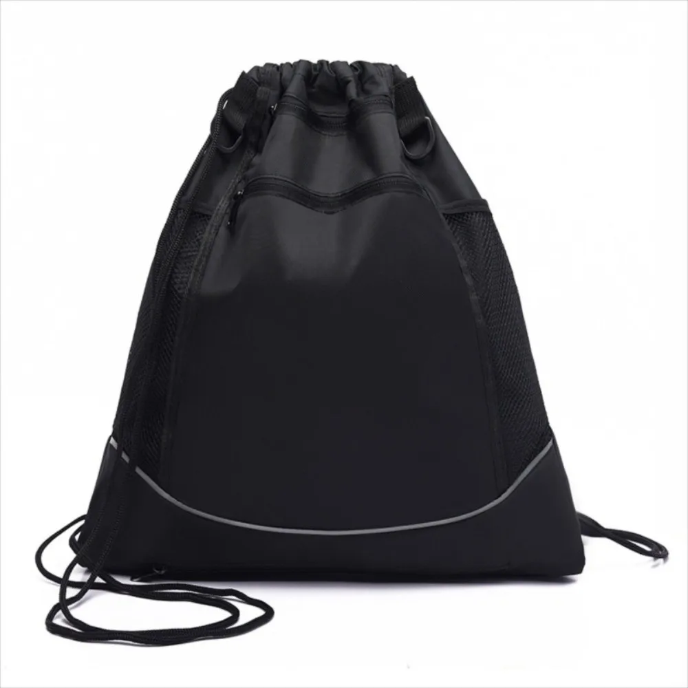 Waterproof Sports Ball Backpack Polyester with Mesh Pocket Travel Gym Shoulders Bag Large Capacity Multifunctional