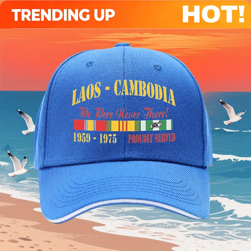 1 Men's Patriotic Military Theme Sandwich Baseball Cap - 