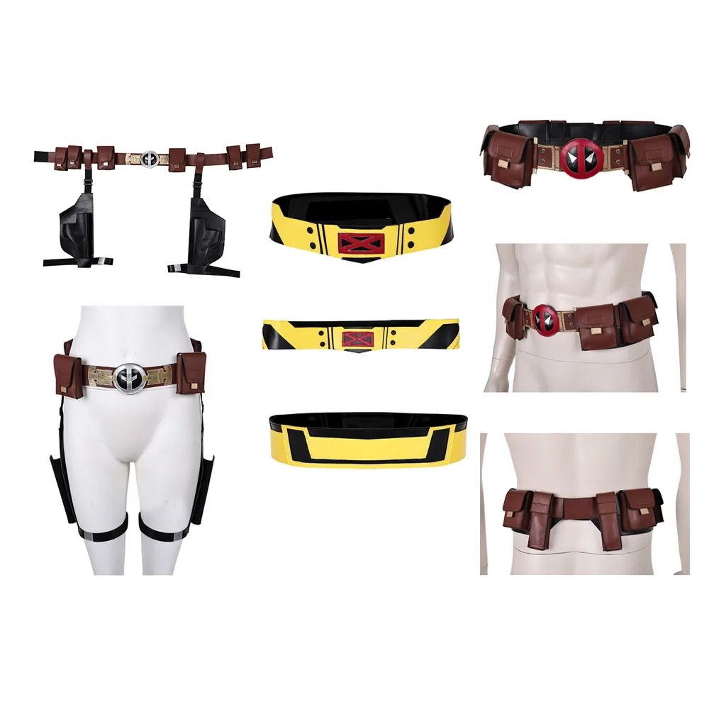 Ceinture de fréquence de cosplay d'Halloween pour hommes adultes, ceinture de piscine, accessoires de costume de carnaval, Nette Wade Cos, 01.Roleplay