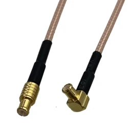 RG316 Cable MCX Male Plug to MCX Male Plug Right Angle Connector RF Coaxial Pigtail Jumper Adapter Wire New 4inch~5M