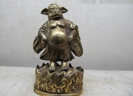 wholesale factory Chinese Folk Old 100% Pure Bronze 24K Gild 