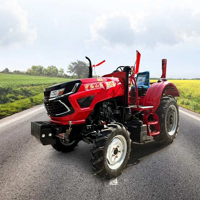 Super Powered 4WD Farm Tractor High-Horsepower Automatic Wheel Tractor with Special Engine Core Component