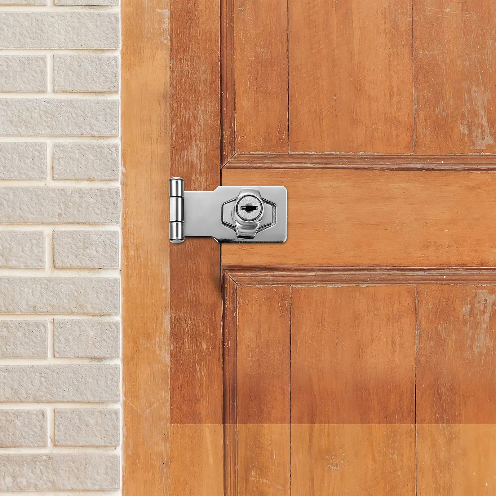 Strong Anti-Theft Safety Latch Heavy Duty Door Lock Right Angle Wear-Resistant Window Closet Latches Lock