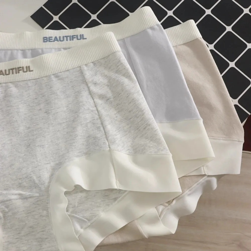 الإنجليزية رسالة النساء القطن سراويل منتصف الخصر الإناث الملابس الداخلية السراويل سراويل داخلية قطنية الملابس الداخلية سلس القطن السروال النساء