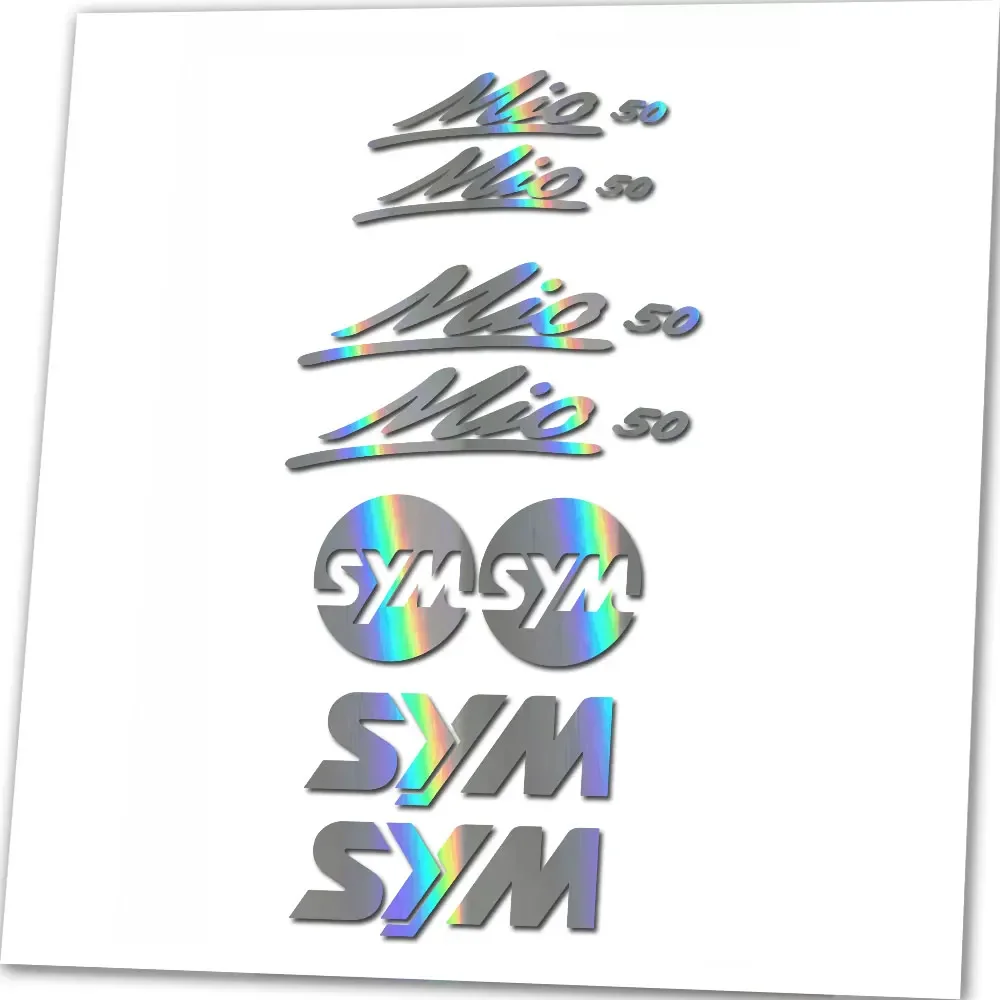 Compatible For Sym mio 50 Motorcycle Scooter Graphics Vinyl Die Cut Sticker Decal Kit