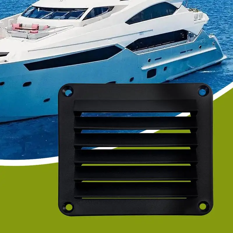 Yacht Vent Cover Boat Vent Cover Heat Dissipation Air Vent For Boats Marine Air Vent Covers Square Nylon For RVs Yachts Trailers