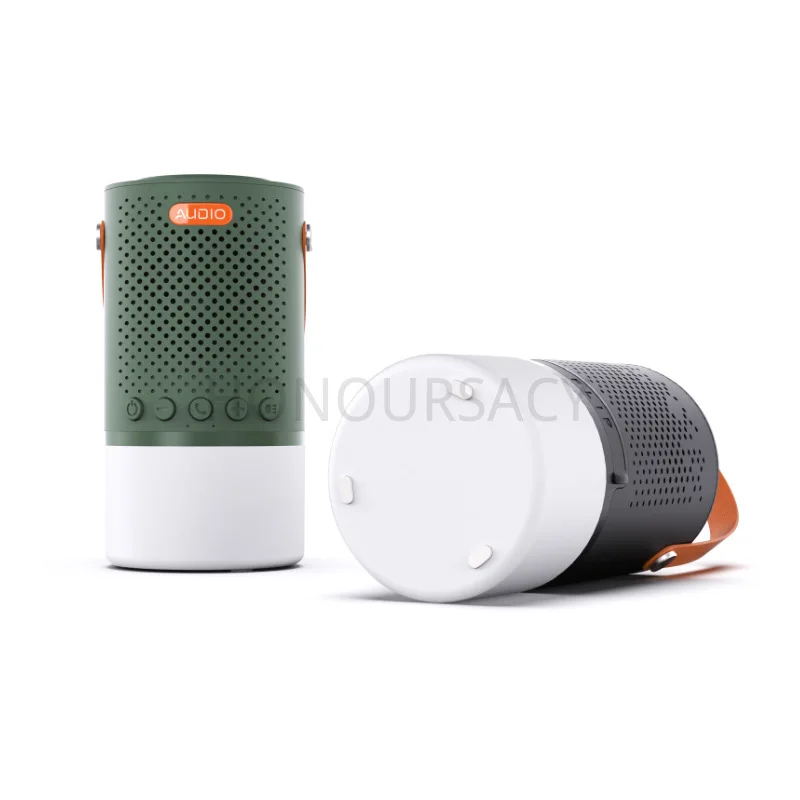 

Портативная водонепроницаемая Bluetooth-колонка ES-T66 360 ° Беспроводная колонка с объемным звуком и ремешком для кемпинга и походов на природе