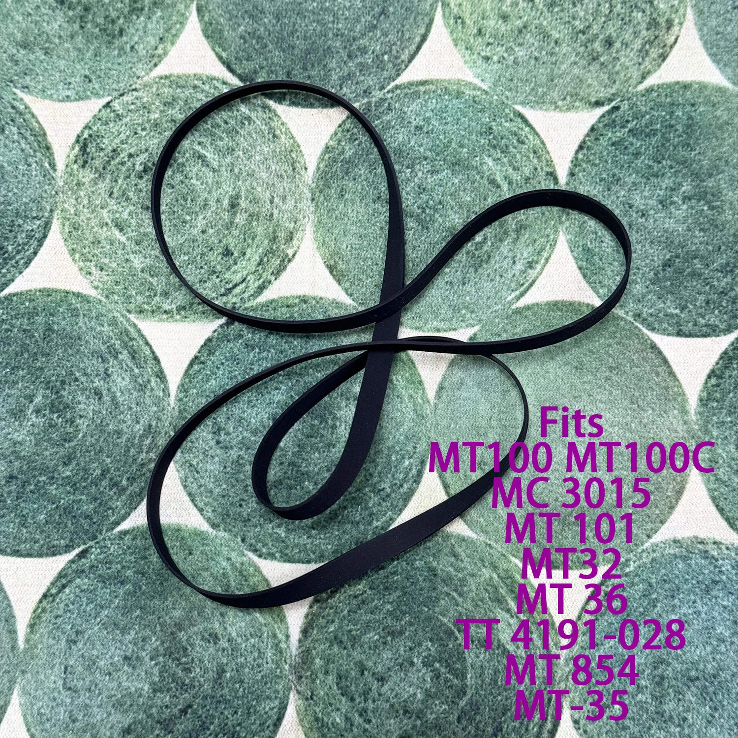 Flat Drive Belt Fits Fisher MT100 MT100C MC 3015 MT 101 MT32 MT 36 TT 4191-028 MT 854 MT-35 Turntable Platter Belt Repair