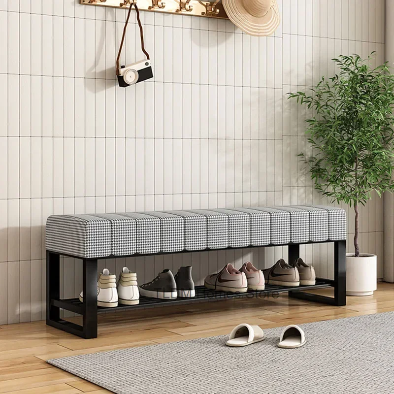 Slim Shelves Shoe Rack Living Room Bench Show Space Saving Shoe Rack Bedroom Nordic Slippers Metal Zapatero Salon Furniture