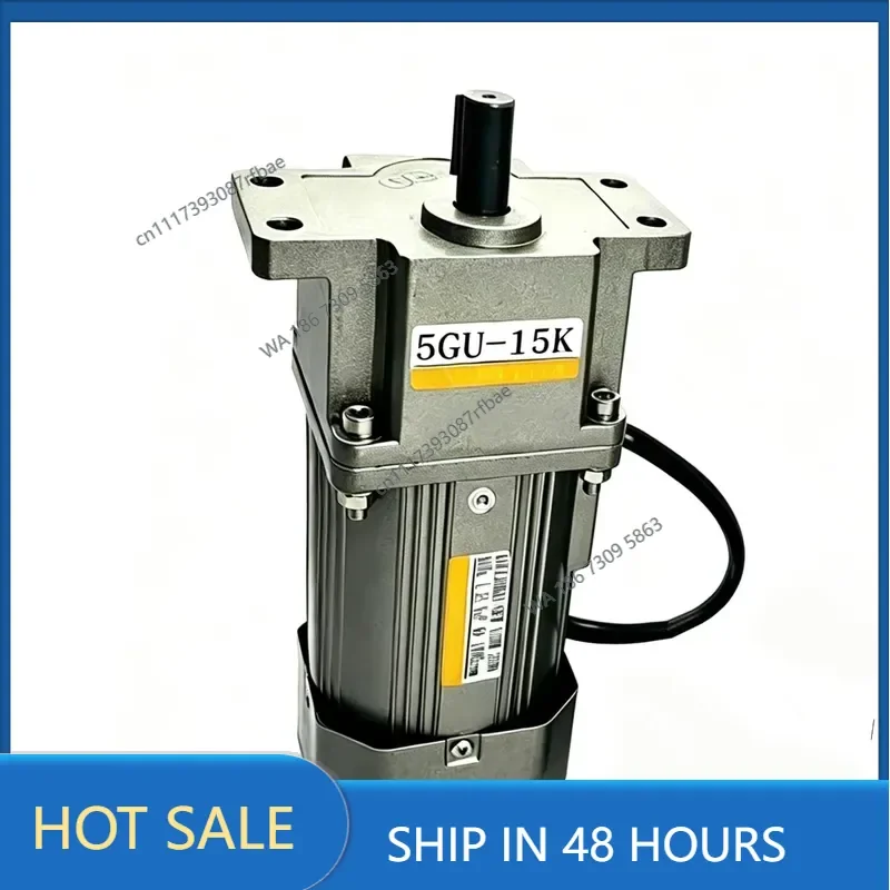 120W 380V AC Three-Phase Shaft Diameter 12mm/15mm 5GU Gearbox AC Gear Motor Standard Version / Flange‑mounted Version
