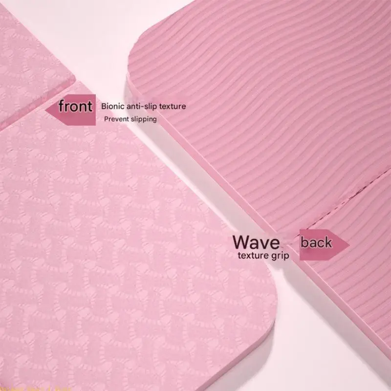 

A0KA Коврик для фитнеса и пилатеса, тренировочный коврик для женщин, дорожный коврик для йоги, нескользящий складной коврик для