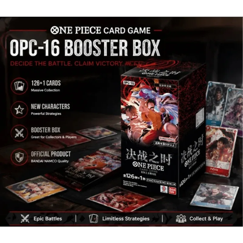 

One Piece Simplified Chinese Opc16 During The Decisive Battle OPCG Supplementary Booster Pack Card Collection Original Box