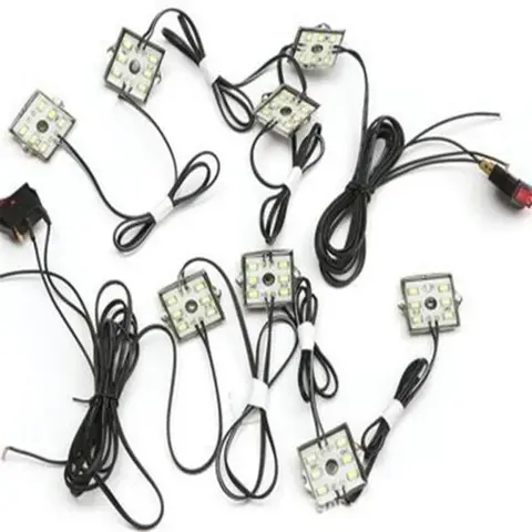 8/10 Pcs Universal Truck Bed Light White LED Lighting Waterproof Lamp For Chevy Dodge Pickup GMC