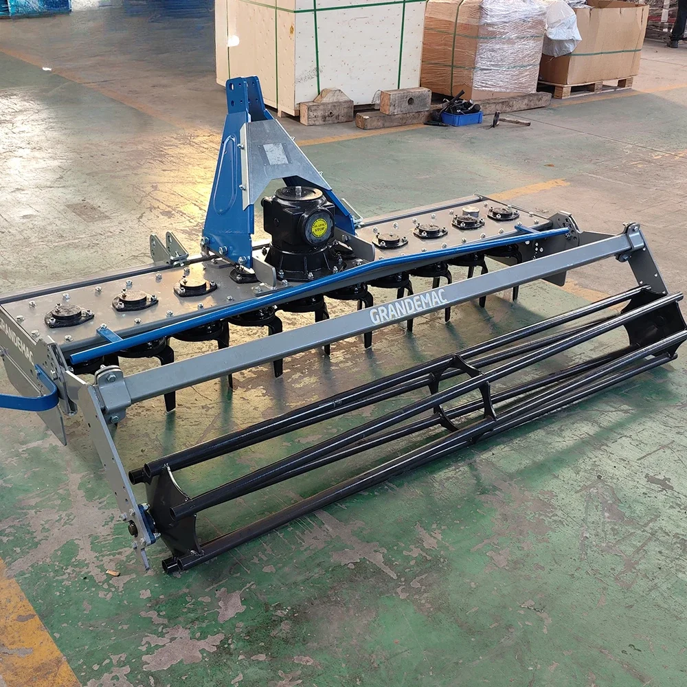 3 point linkage stone burier collector machine