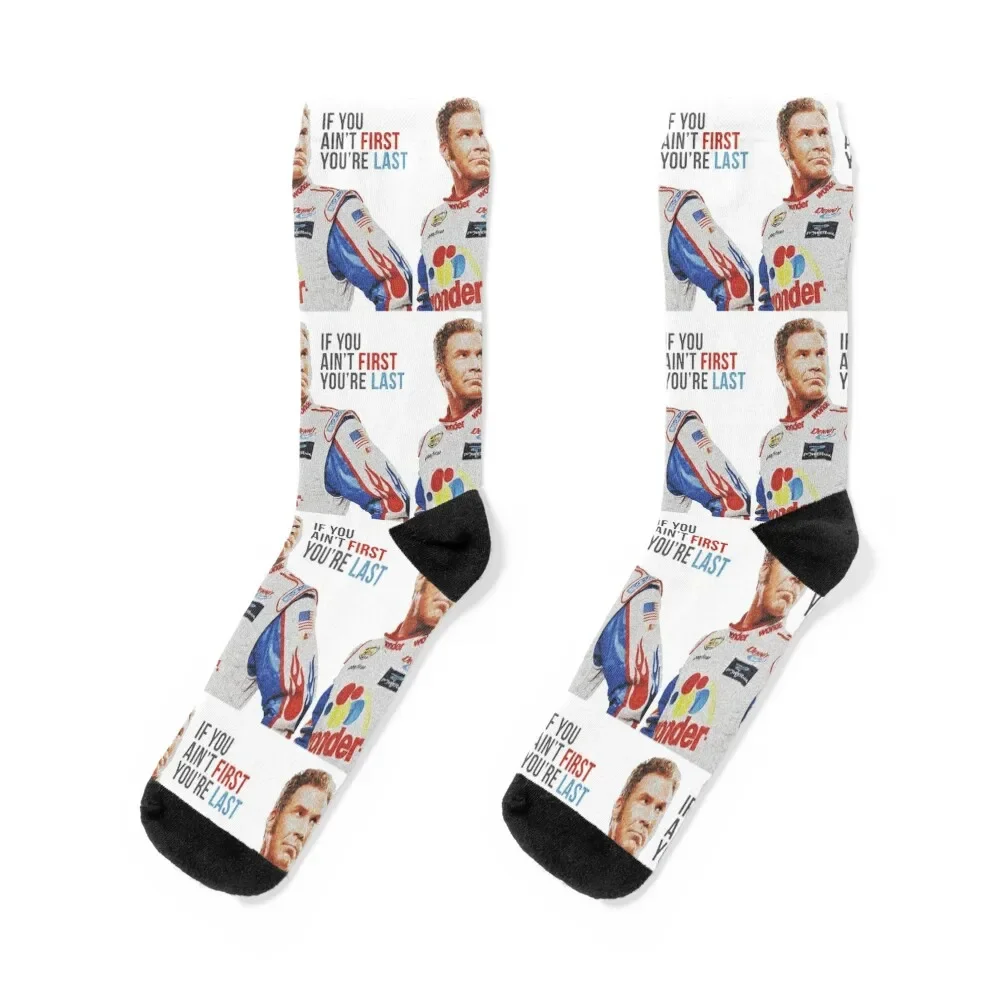 

RICKY BOBBY FIRST Socks FASHION sport Mens Socks Women's