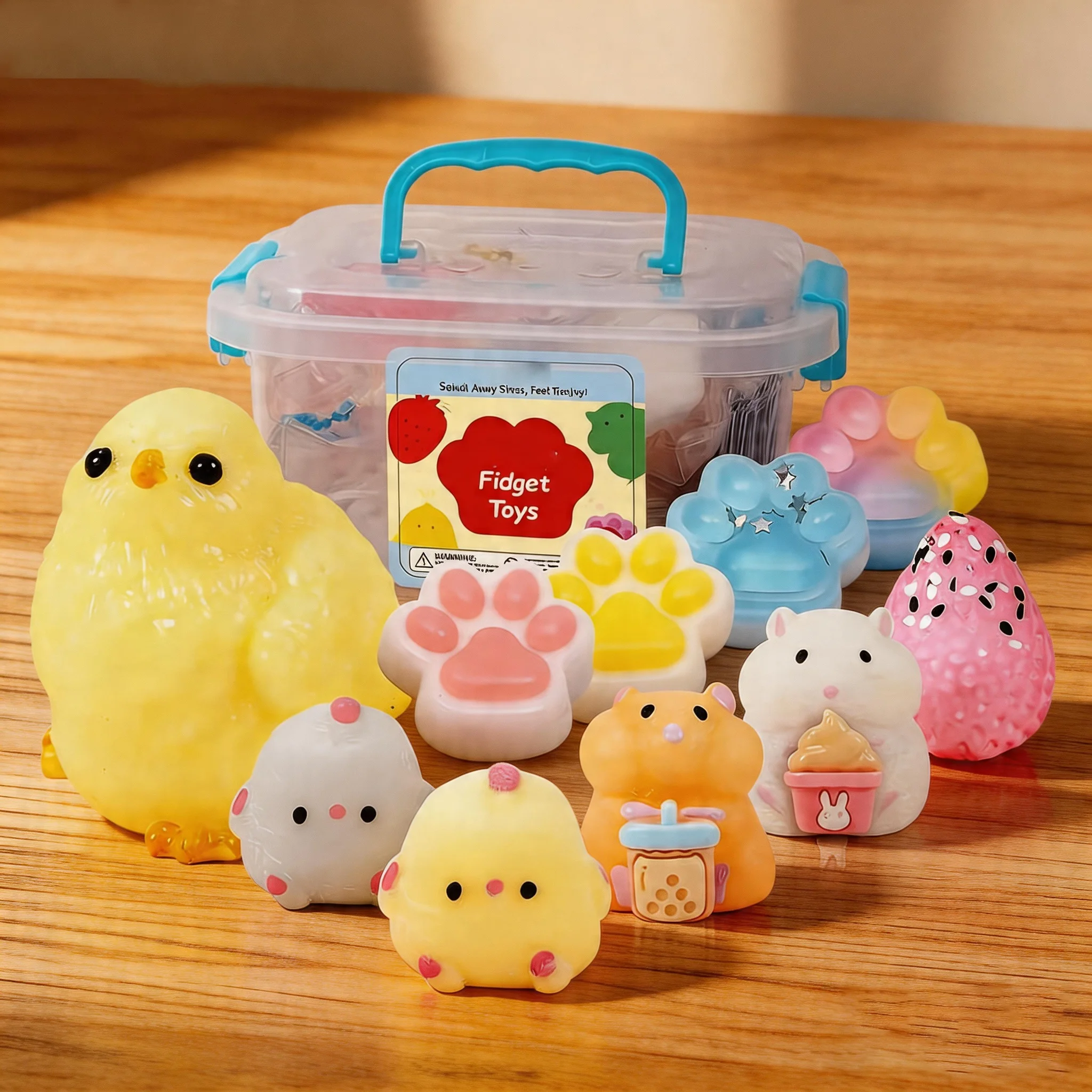 

Cute Cartoon Animal Squishy Toys Set Stress Relief Toys For Boys Girls Birthday Party Favor Piñata Filler Carnival Kids Party