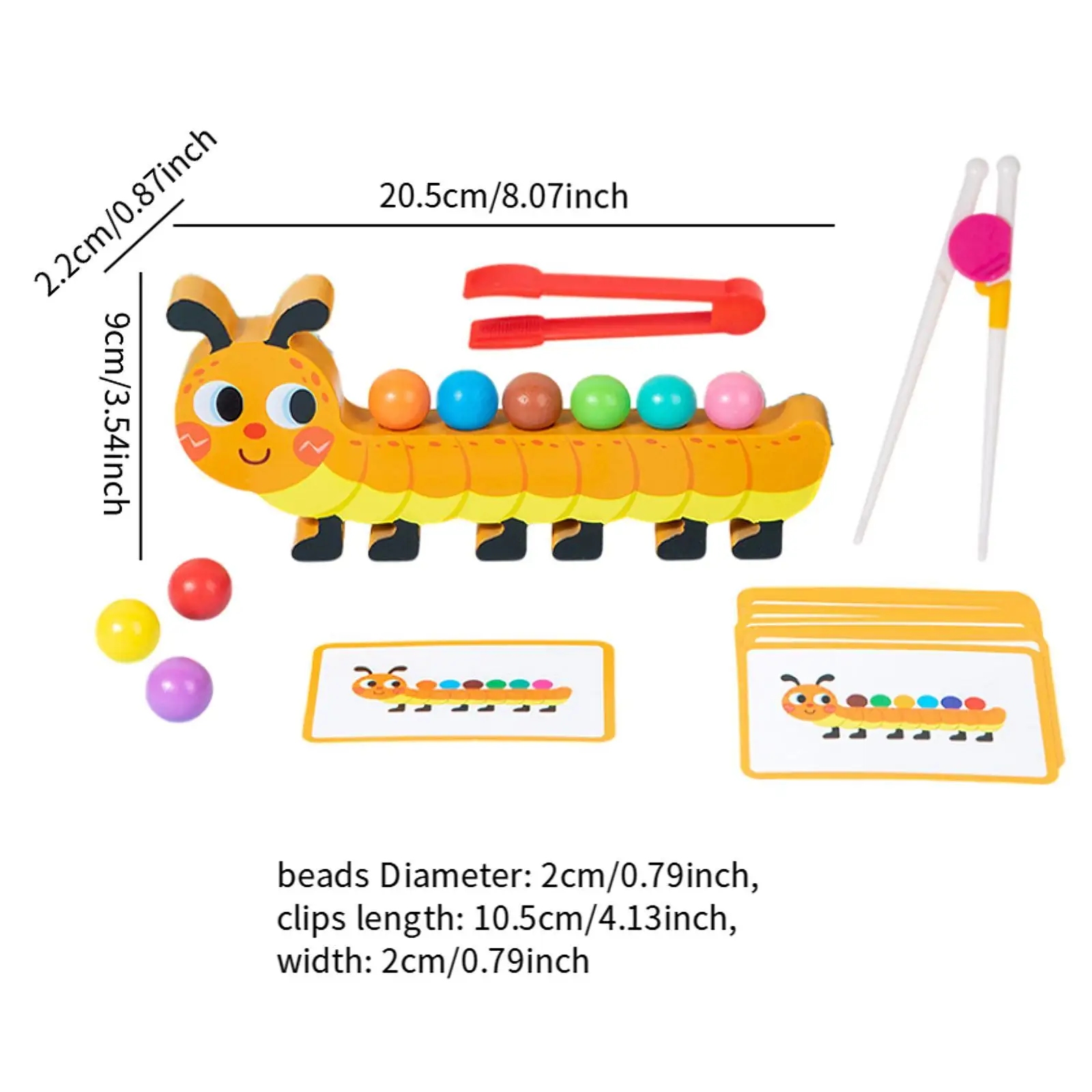 Jeu assorti de perles à Clip, jouets d'apprentissage cadeaux pour enfants de 3 à 4 et 5 ans, tout-petits
