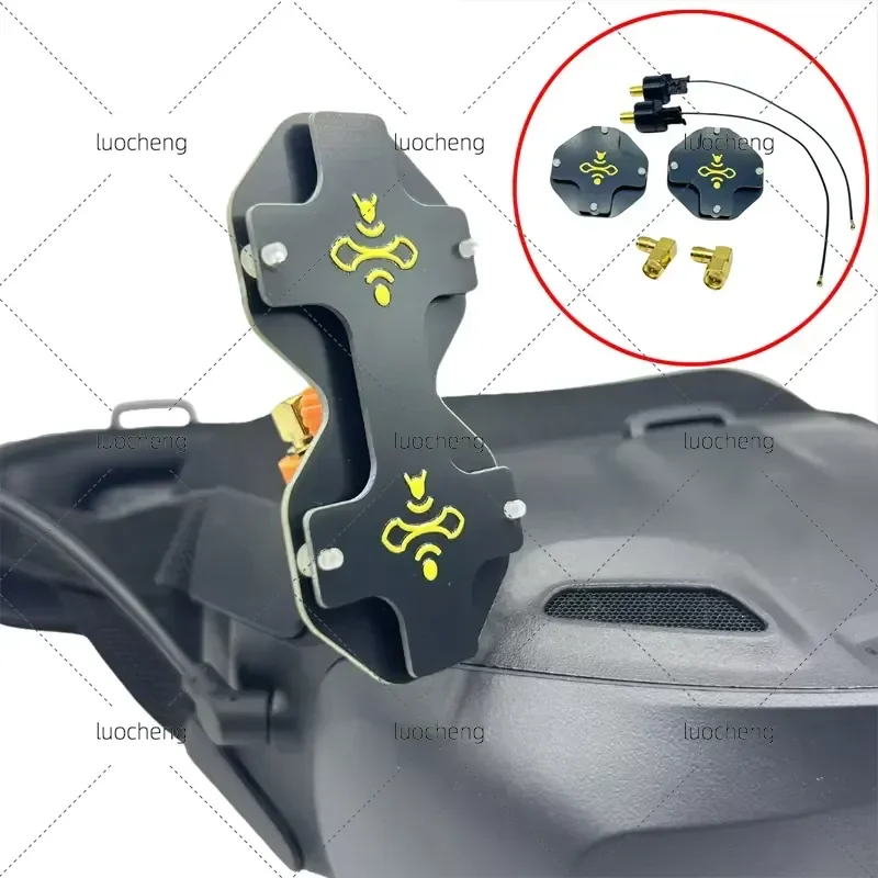 1Set 11dBi 8.5dBi Gain LHCP Antenna Range Extension Modification Accessories for DJI N3 FPV Goggles
