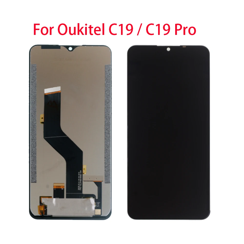 Full Display Screen For Oukitel C12 C15 C16 C17 C18 C19 C21 C22 C25 C23 Pro LCD Display Touch Screen Digitizer Assembly
