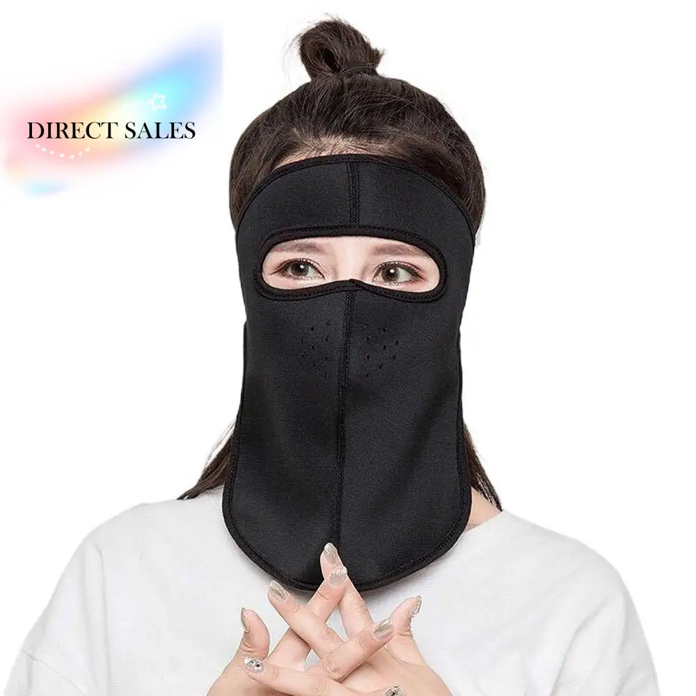 

Color Sun Protection Face Cover Outdoor Face Shield Womne Neckline Mask Men Fishing Face Mask Summer Sunscreen Mask Ice Silk