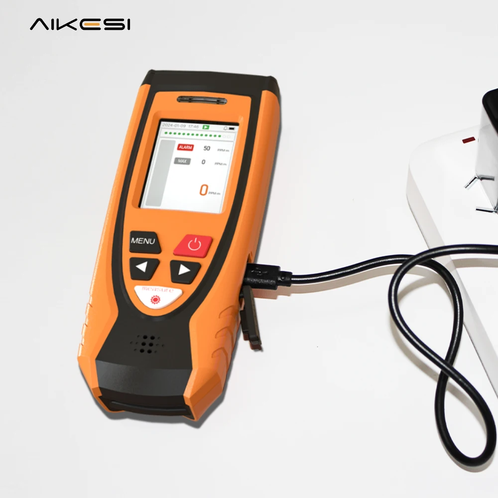 Aikesi YC-20 Portable Laser Methane Leakage Remote Instrument Handheld Methane Gas Concentration Detector Laser CH4 Detector