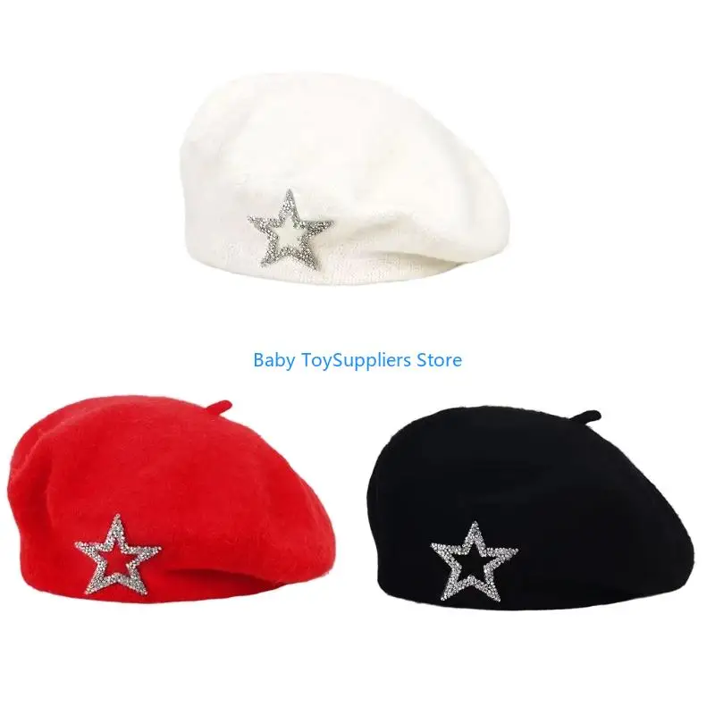 

R1WF берет из акрилового волокна со звездами, дышащая регулируемая куполообразная шапка для активного отдыха, женская шляпа