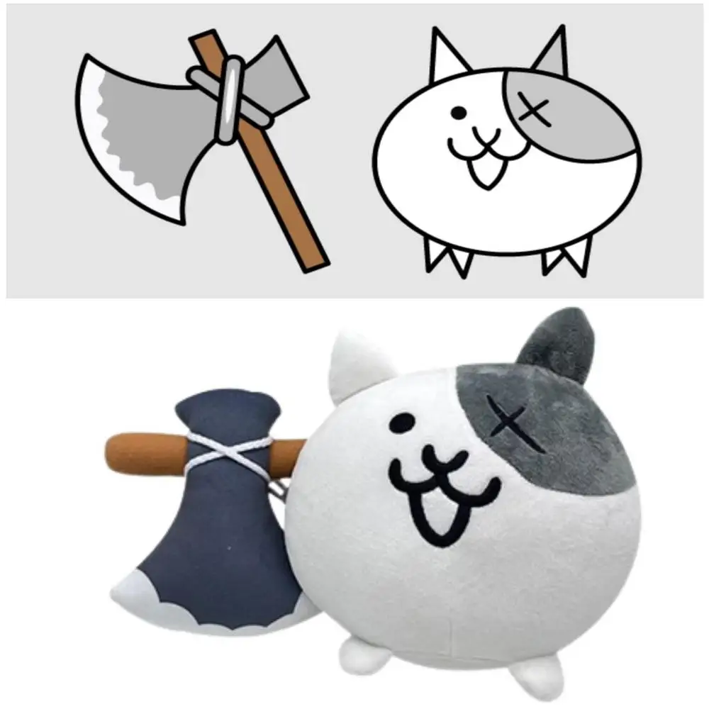 كارتون Nyanko الحرب العظمى أفخم دمية أنيمي الحيوان معركة القطط محشوة بلوشي لعب للأطفال هدايا عيد الميلاد عيد الميلاد