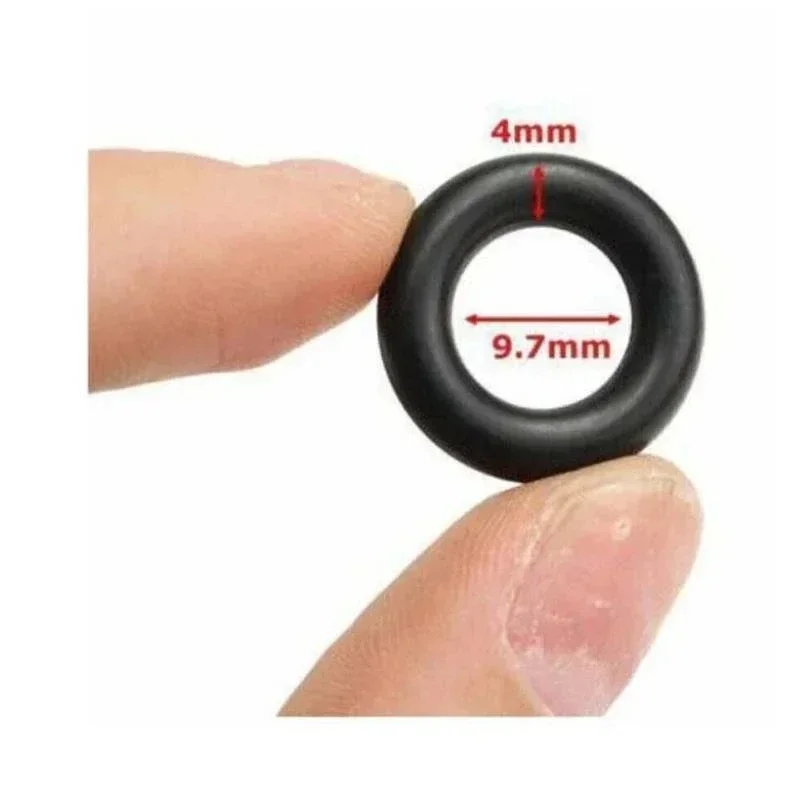 60 Pcs of Tire Changer Pedal Parts Rubber 9.7x4 MM Air Control Valve Sealing O-Ring Accessories