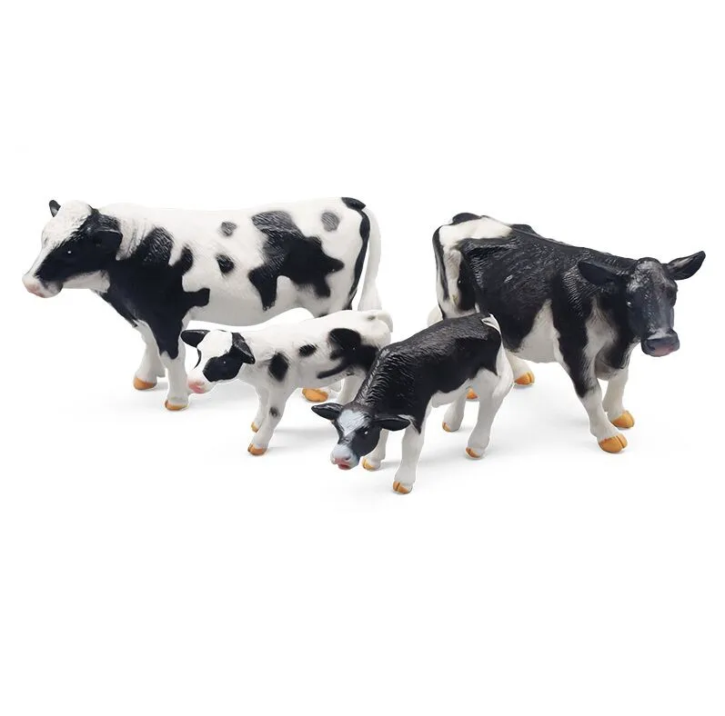 Animas! Solid animal model toy Cow kola chicken duck pig sheep kangaro workmanship favorites Decoration Toy Figures