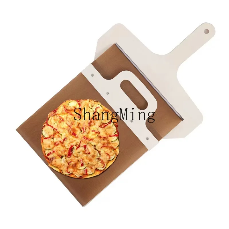DSA Wooden Sliding Pizza Shovel Pizza Transfer Plate Kitchen Baking Utensils Foldable Solid Wood Plate