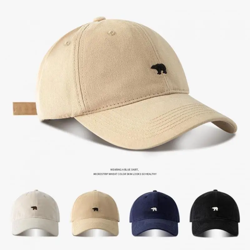 55-62 cm Große Größe Soft Top Stickerei Baseball Caps Für Frauen Männer Baumwolle Snap Back Trucker Hut im Freien Casual Sport Gorras – Detail 1