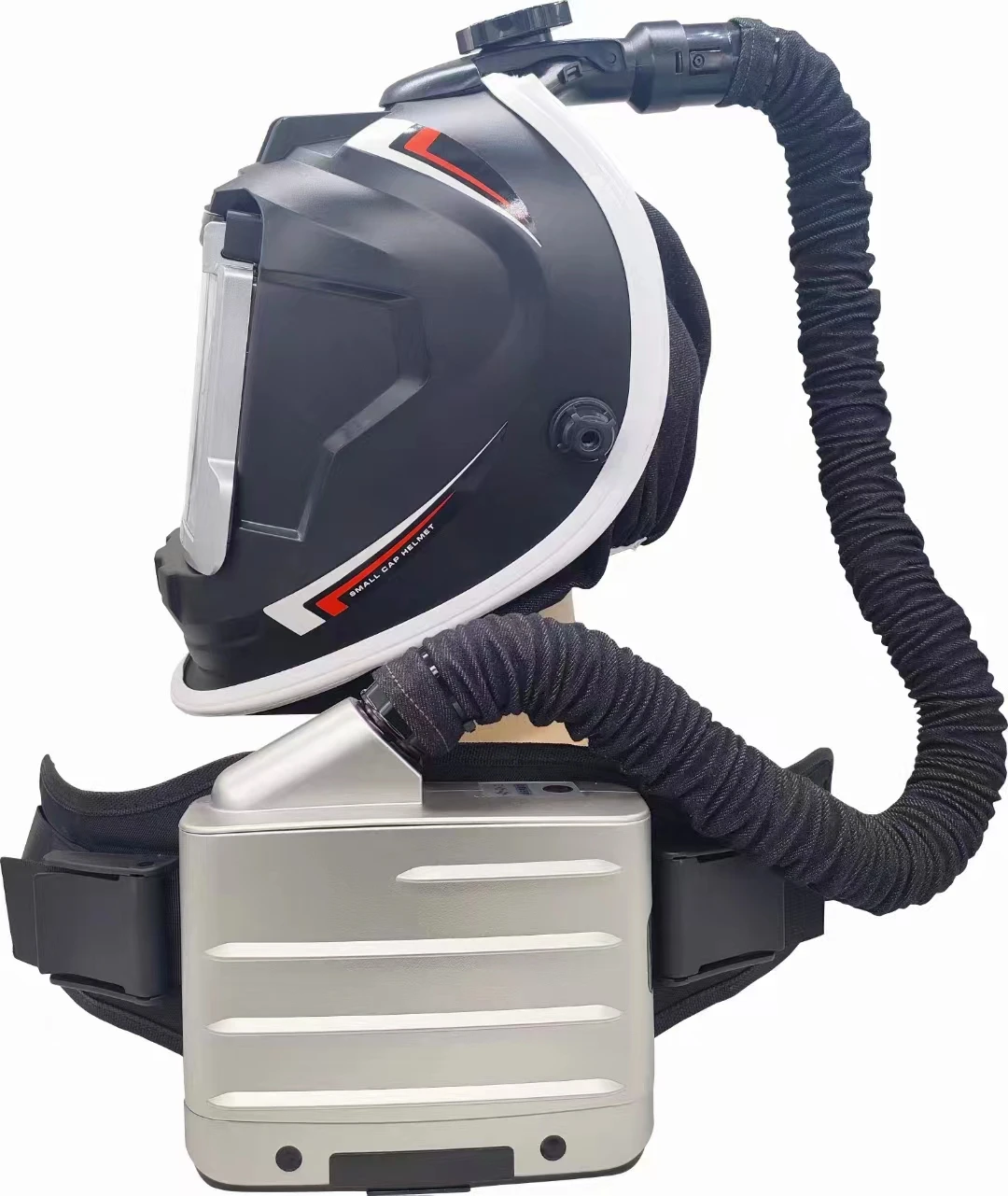 true color auto darkening welding helmet with PAPR ventilation  large field of vision outside adjustable welding Helmet