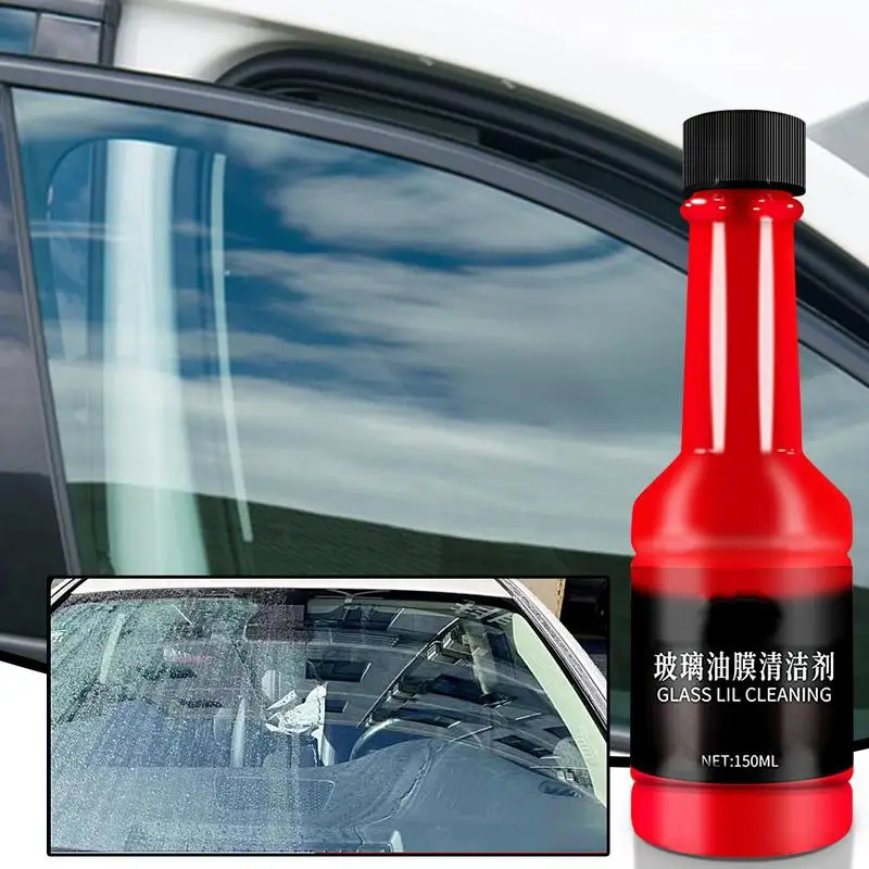 Glass Oil Film Remover Automotive Glass Oil Film Cleaner 150ml Car Windshield Cleaner Glass Film Removal Fluid For Car Window