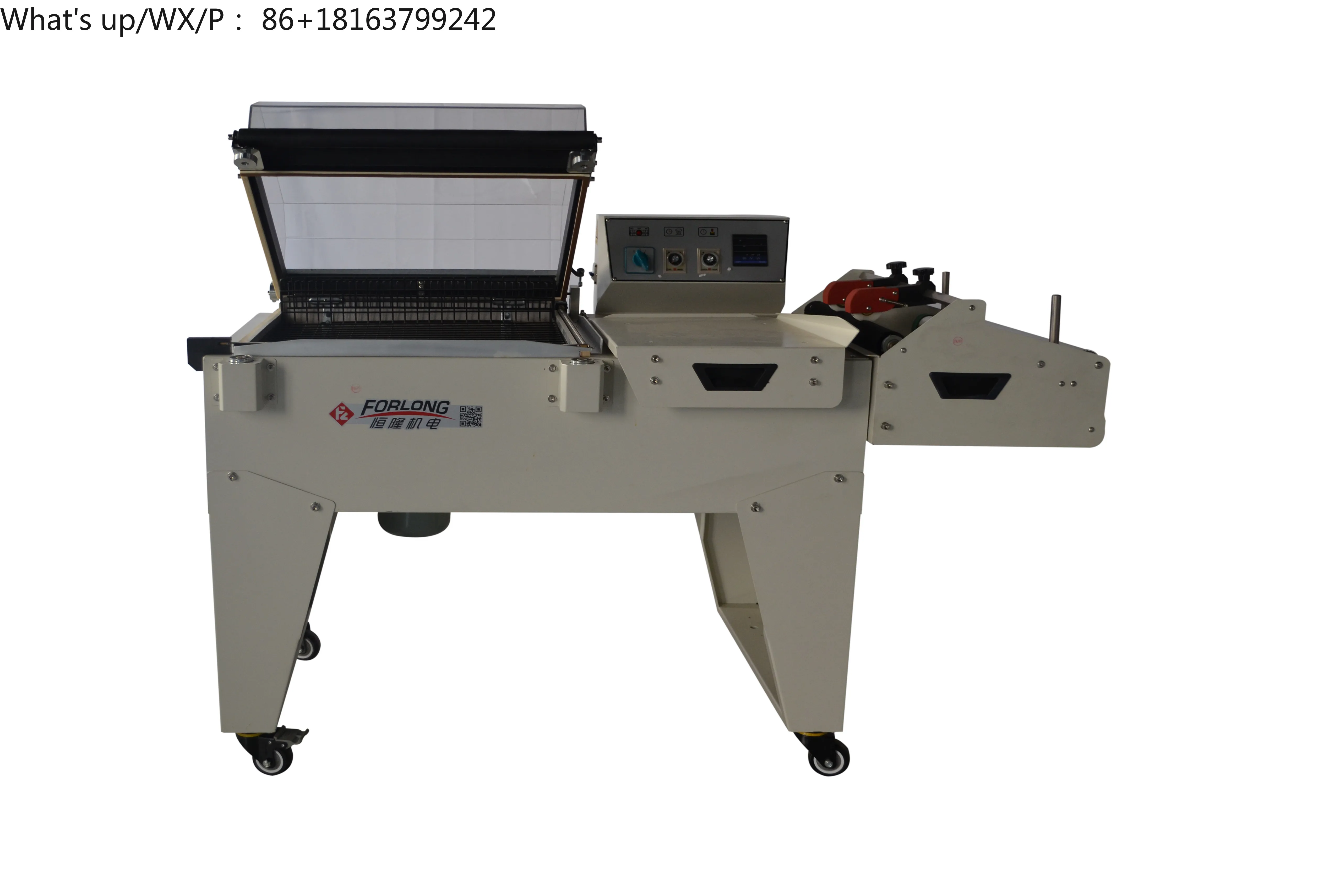 

2-in-1 Small Sealing and Shrinking Machine by Hand – Compact Design, Works with Snack Bags/Gift Boxes, Easy Storage