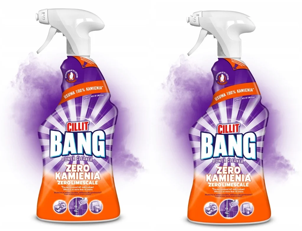 Juego de 2 pulverizadores de limpieza Cillit Bang, piedra y suciedad, 750ml