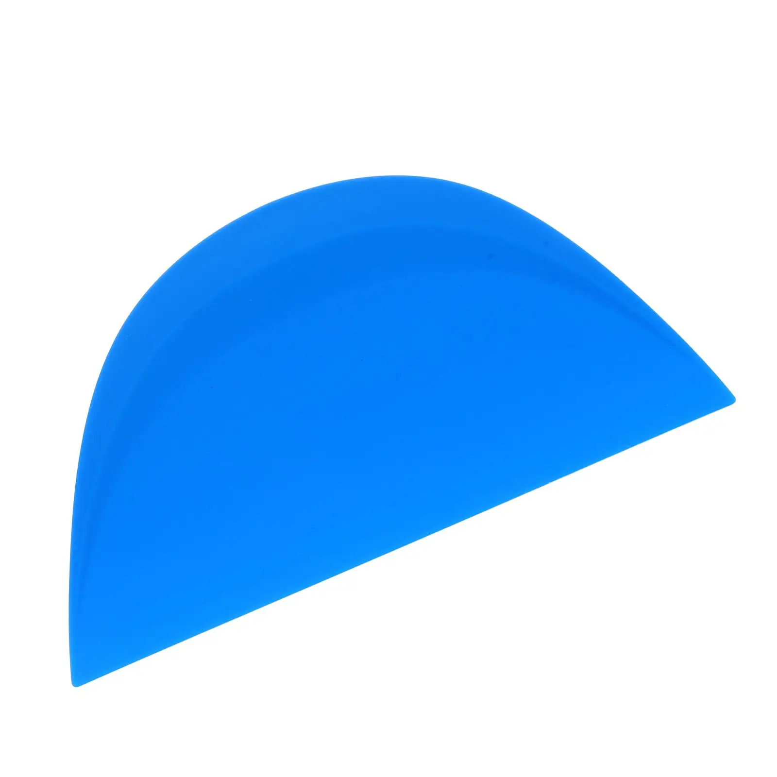 Plastic Car Scraper Semicircular Soft Edge Transparent Film Squeegee Vehicle Wrap Application Truck Detailing Tool Kit