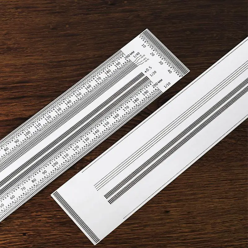 Stainless Steel High Precision T Type Hole Ruler Woodworking Scribing Line Gauge for DIY Enthusiast Carpentry Hobby Works view 5