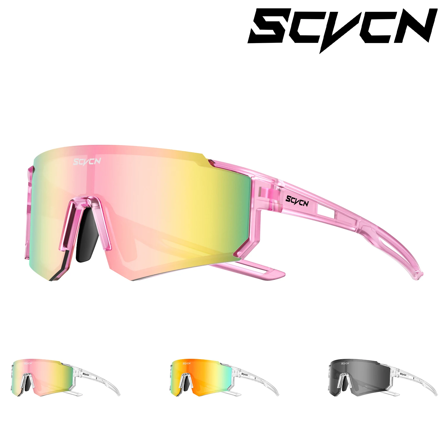 SCVCN New Cycling Sunglasses Road Outdoor Driving Bike Glasses Men Women Sports Mountain Climbing Bicycle Cycling UV400 Eyewear