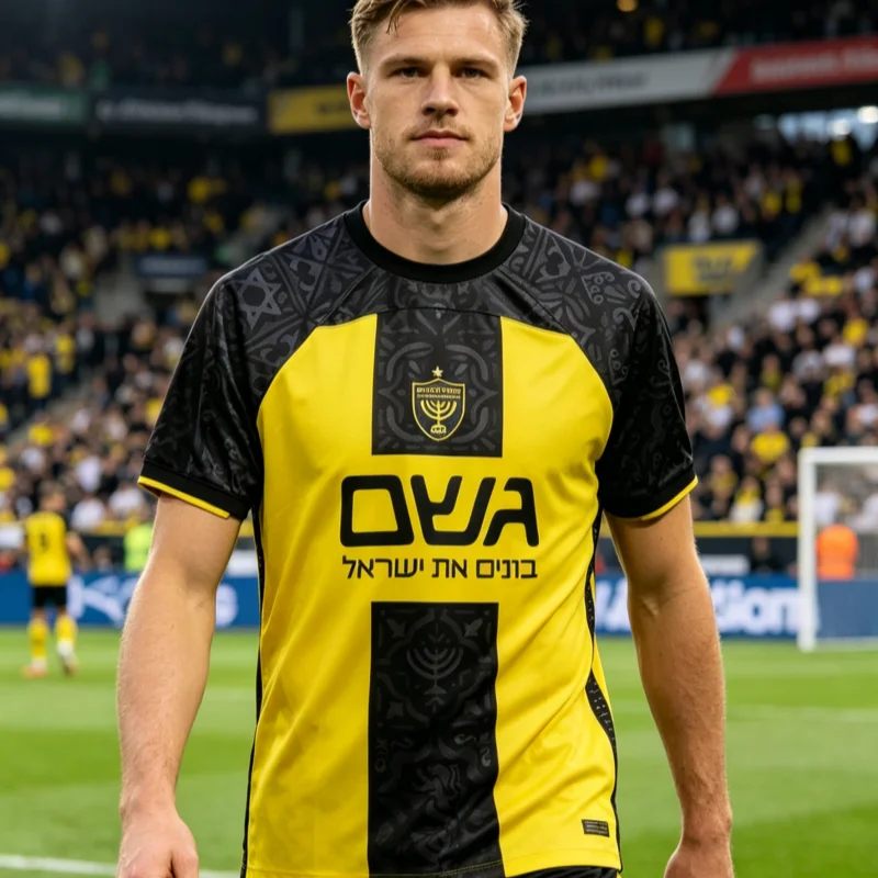 2026 Hot Israel Beitar Jerusalem Home Jersey Summer Children's Quick-Dry Breathable Sports T-shirt Men's & Women's Training Wear