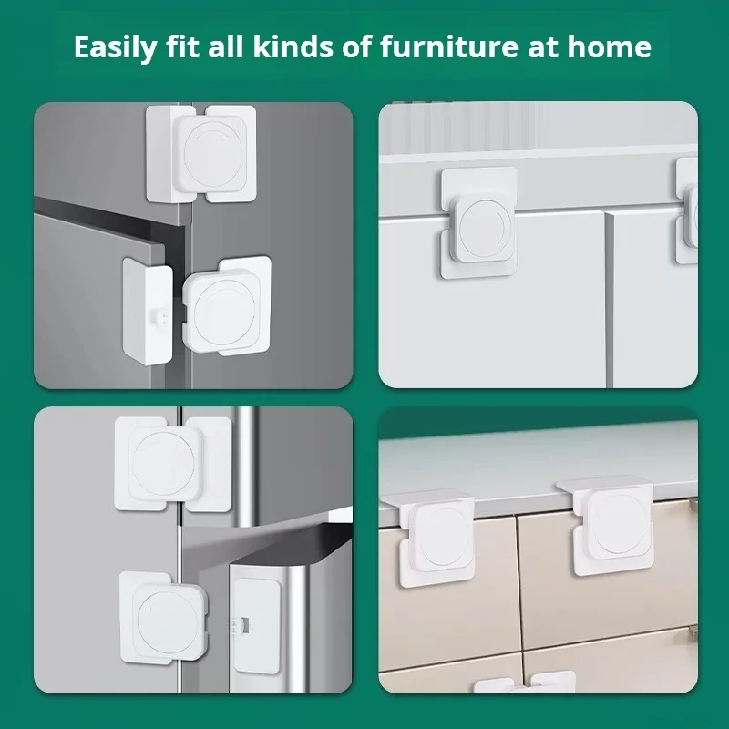 Drawer Buckle Child Anti Pinch Hand Lock Cabinet Door Buckle Safety Lock Refrigerator Water Dispenser Anti Scald Lock