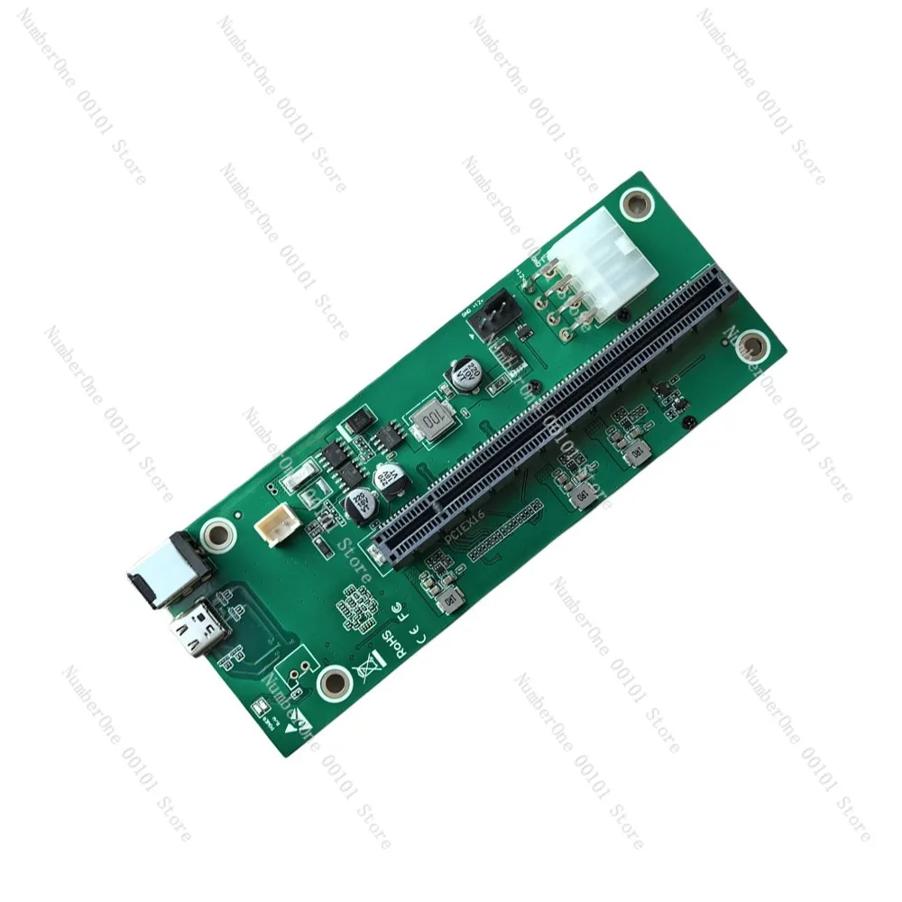 Карта расширения USB4 на PCIe X16 для ноутбуков: внешний адаптер для FPGA, звука и сбора данных