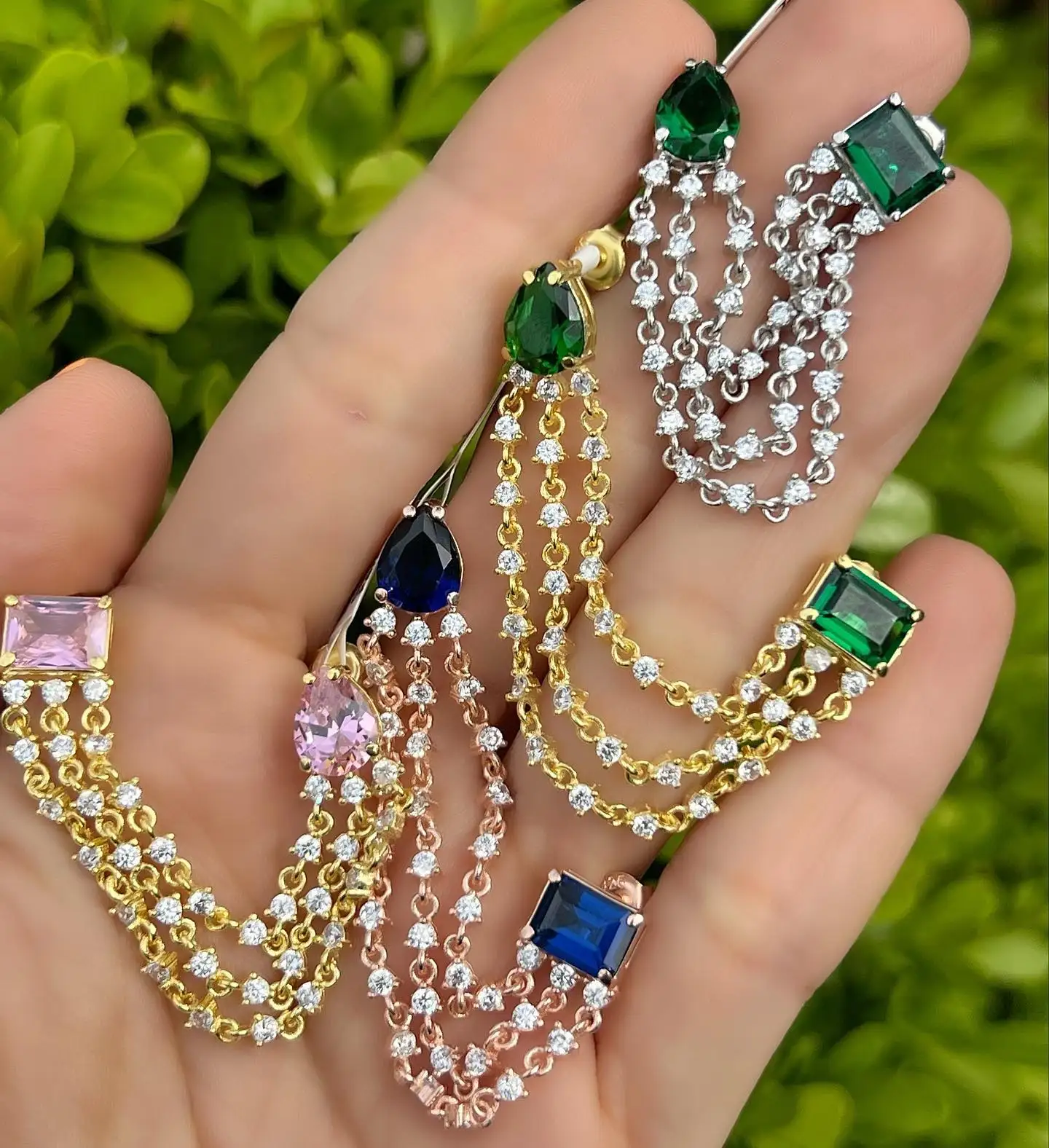 Thumbnail 2 - #35 Dangle Chain Earrings Comparison Guide