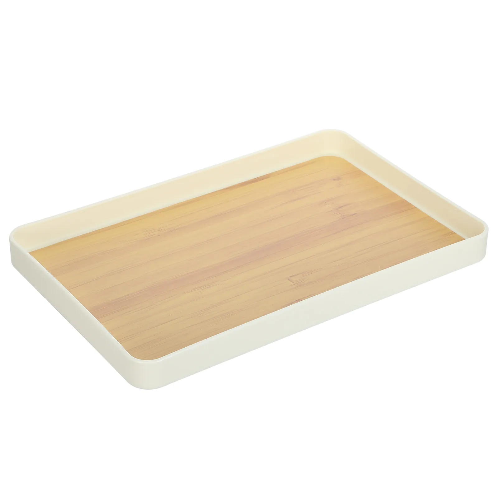 

Multi Function Serving Tray Excellent PP Material Non Deform Desktop Fruit Plate for Home Coffee Shop Use Stackable