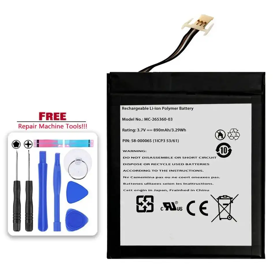 

Tablet Battery 26S1019 For Amazon Kindle 10Th,Basic 10Th Generation,Touch 2019 53-014490,B07DLPWYB7,J9G29R Reliable Power